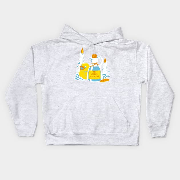 Gamer Guy Bath Water Kids Hoodie by Ohsadface